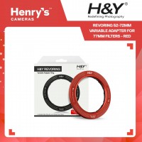 H&Y Revoring 52-72mm Variable Adapter for 77mm Filters - Red