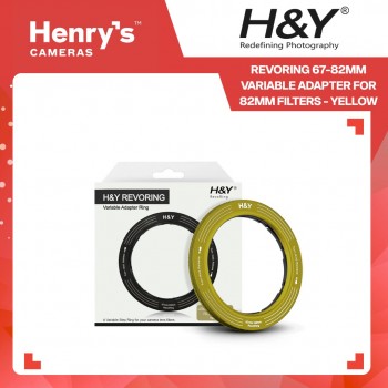 H&Y Revoring 67-82mm Variable Adapter for 82mm Filters - Yellow