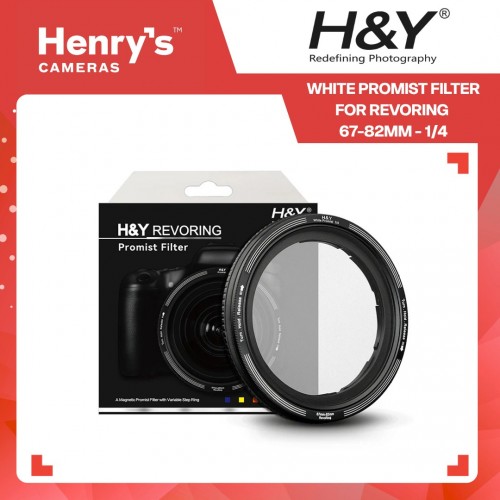 H&Y White Promist Filter for Revoring 67-82mm - 1/4 H&Y White Promist Filter for Revoring 67-82mm - 1/4