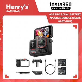 Insta360 Ace Pro 2 Dual Battery Xplorer Bundle (Slate Gray Grip) Insta360 Ace Pro 2 Dual Battery Xplorer Bundle (Slate Gray Grip)