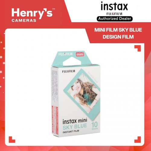 Fujifilm Instax Mini Film Sky Blue Design Film Fujifilm Instax Mini Film Sky Blue Design Film