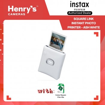 Fujifilm Instax Square Link Instant Photo Printer - Ash White