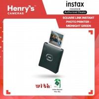 Fujifilm Instax Square Link Instant Photo Printer - Midnight Green