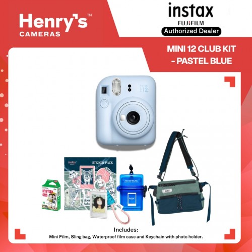 Fujifilm Instax Mini 12 Club Kit - Pastel Blue