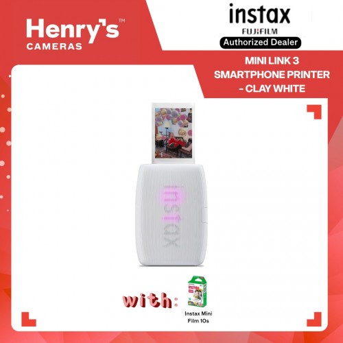 Fujifilm Instax Mini Link 3 Smartphone Printer - Clay White