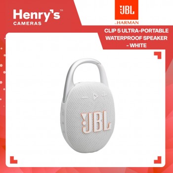 JBL Clip 5 Ultra-portable waterproof speaker - White