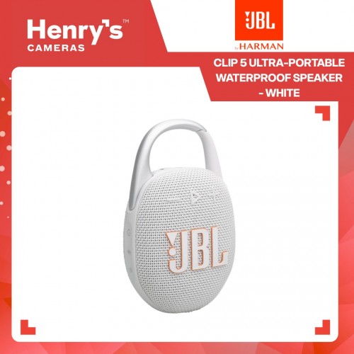 JBL Clip 5 Ultra-portable waterproof speaker - White