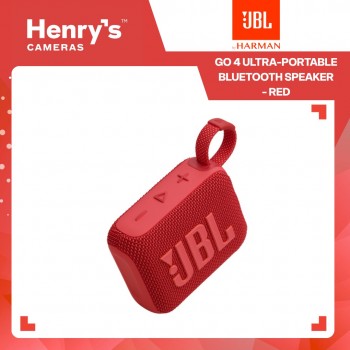 JBL Go 4 Ultra-Portable Bluetooth Speaker - Red