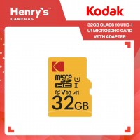 Kodak 32GB Class 10 UHS-I U1 MicroSDHC Card with Adapter