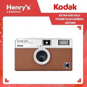 Kodak Ektar H35 Half Frame Film Camera - Brown