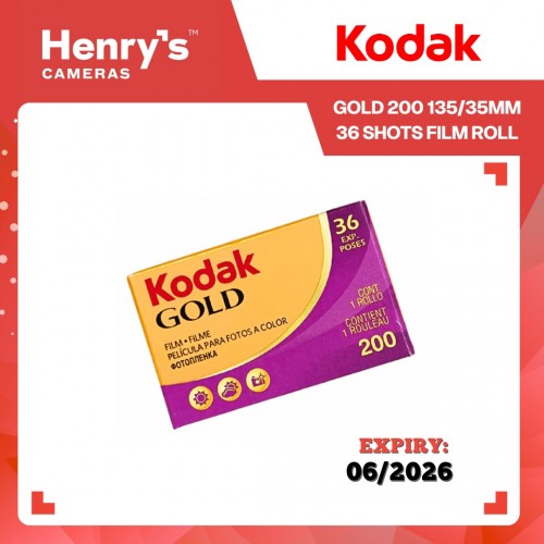 Kodak Gold 200 135/35mm 36 shots Film Roll