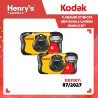 Kodak FunSaver 27 Shots Disposable Camera Bundle Set