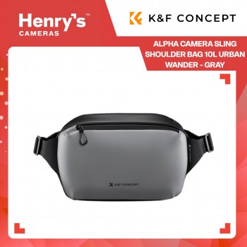 K&F Concept Alpha Camera Sling Shoulder Bag 10L Urban Wander - Gray