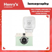 Lomography Half-Frame Lomourette and Flash Film Camera - Picnic Edition Lomography Half-Frame Lomourette and Flash Film Camera - Picnic Edition