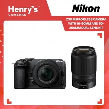 Nikon Z30 Mirrorless Camera with 16-50mm and 50-250mm Dual Lens Kit Nikon Z30 Mirrorless Camera with 16-50mm and 50-250mm Dual Lens Kit