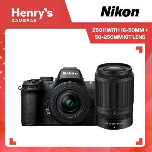 Nikon Z50 II with 16-50mm + 50-250mm Kit Lens