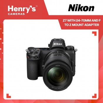 Nikon Z7 with 24-70mm and F to Z mount adapter Nikon Z7 with 24-70mm and F to Z mount adapter