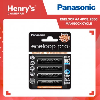 Panasonic Eneloop AA 4pcs. 2550 mAH 500X Cycle