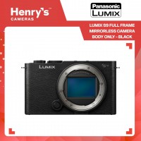 Panasonic Lumix S9 Full Frame Mirrorless Camera Body Only - Black