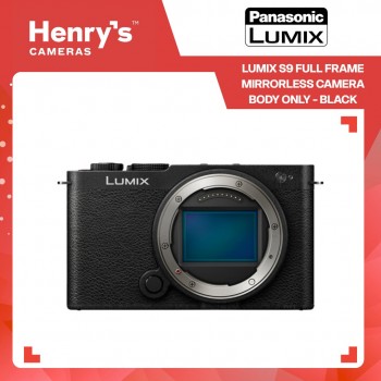 Panasonic Lumix S9 Full Frame Mirrorless Camera Body Only - Black