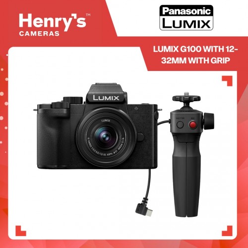 Panasonic Lumix G100 with 12-32mm with Grip