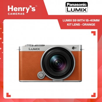 Panasonic Lumix S9 with 18-40mm Kit Lens - Orange