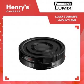 Panasonic Lumix S 26mm F8 L-Mount Lens Panasonic Lumix S 26mm F8 L-Mount Lens