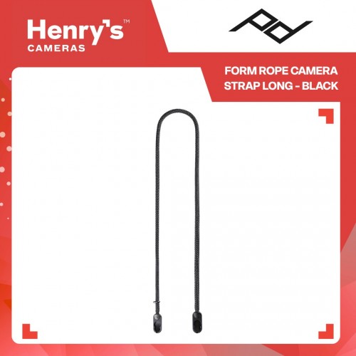 Peak Design Form Rope Camera Strap Long - Black Peak Design Form Rope Camera Strap Long - Black