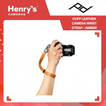 Peak Design Cuff Leather Camera Wrist Strap - Amber
