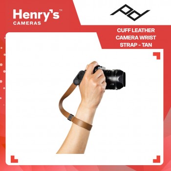 Peak Design Cuff Leather Camera Wrist Strap - Tan