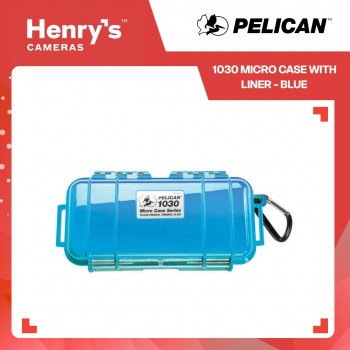 Pelican 1030 Micro Case with Liner - Blue