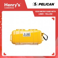 Pelican 1030 Micro Case with Liner - Yellow