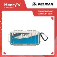 Pelican 1030 Micro Case Clear Lid - Blue