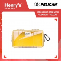 Pelican 1060 Micro Case with Clear Lid - Yellow