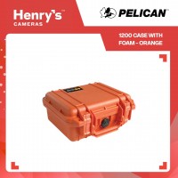 Pelican 1200 Case with Foam - Orange
