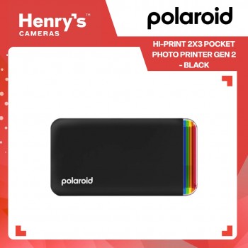 Polaroid Hi-Print 2x3 Pocket Photo Printer Gen 2 - Black