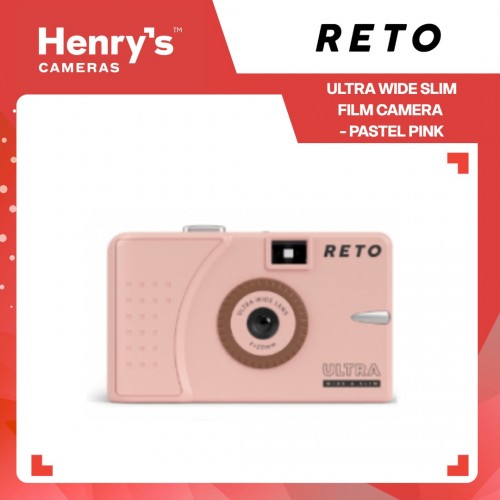 Reto Ultra Wide Slim Film Camera - Pastel Pink Reto Ultra Wide Slim Film Camera - Pastel Pink