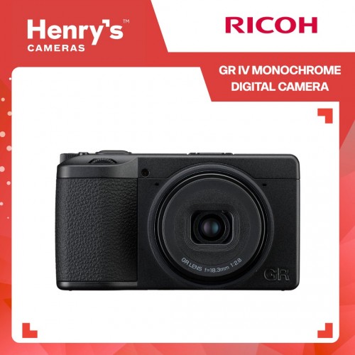 Ricoh GR IV Monochrome Digital Camera