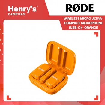 Rode Wireless Micro Ultra-Compact Microphone (USB-C) - Orange