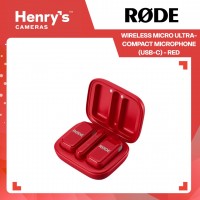 Rode Wireless Micro Ultra-Compact Microphone (USB-C) - Red
