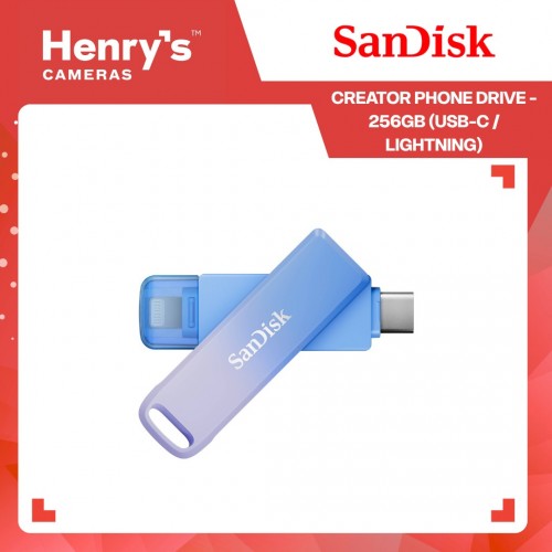 SanDisk Creator Phone Drive - 256GB (USB-C / Lightning)