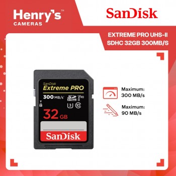Sandisk Extreme Pro UHS-II SDHC 32GB 300MB/S - SDSDXDK-032G