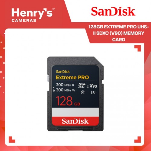 SanDisk 128GB Extreme PRO UHS-II SDXC (V90) Memory Card - SDSDXDM-128G-GN4IN SanDisk 128GB Extreme PRO UHS-II SDXC (V90) Memory Card - SDSDXDM-128G-GN4IN