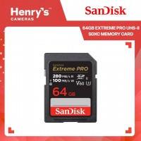 SanDisk 64GB Extreme PRO UHS-II SDXC Memory Card - SDSDXEP-064G-GN4IN SanDisk 64GB Extreme PRO UHS-II SDXC Memory Card - SDSDXEP-064G-GN4IN
