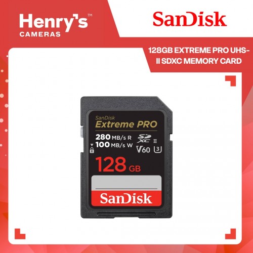 SanDisk 128GB Extreme PRO UHS-II SDXC Memory Card - SDSDXEP-128G-GN4IN