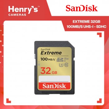 Sandisk Extreme 32GB 100MB/S UHS-I - SDHC SDSDXVT-032G