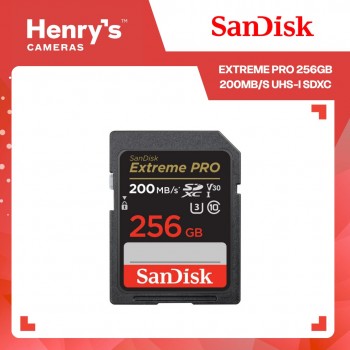 Sandisk Extreme Pro 256GB 200MB/S UHS-I SDXC - SDSDXXD-256G-GN4IN Sandisk Extreme Pro 256GB 200MB/S UHS-I SDXC - SDSDXXD-256G-GN4IN