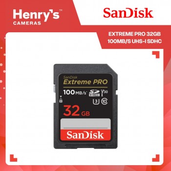 Sandisk Extreme Pro 32GB 100MB/S UHS-I SDHC - SDSDXXO-032G-GN4IN Sandisk Extreme Pro 32GB 100MB/S UHS-I SDHC - SDSDXXO-032G-GN4IN