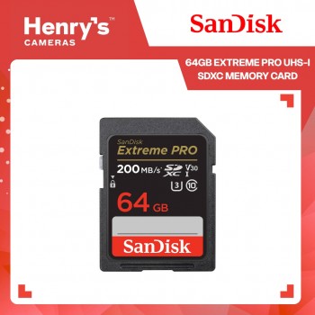 SanDisk 64GB Extreme PRO UHS-I SDXC Memory Card - SDSDXXU-064G-GN4IN