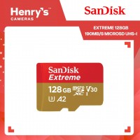 Sandisk Extreme 128GB 190MB/S MicroSD UHS-I SDSQXAA-128G